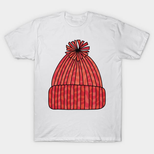 Knitted Yarn Winter Beanie T-Shirt by murialbezanson